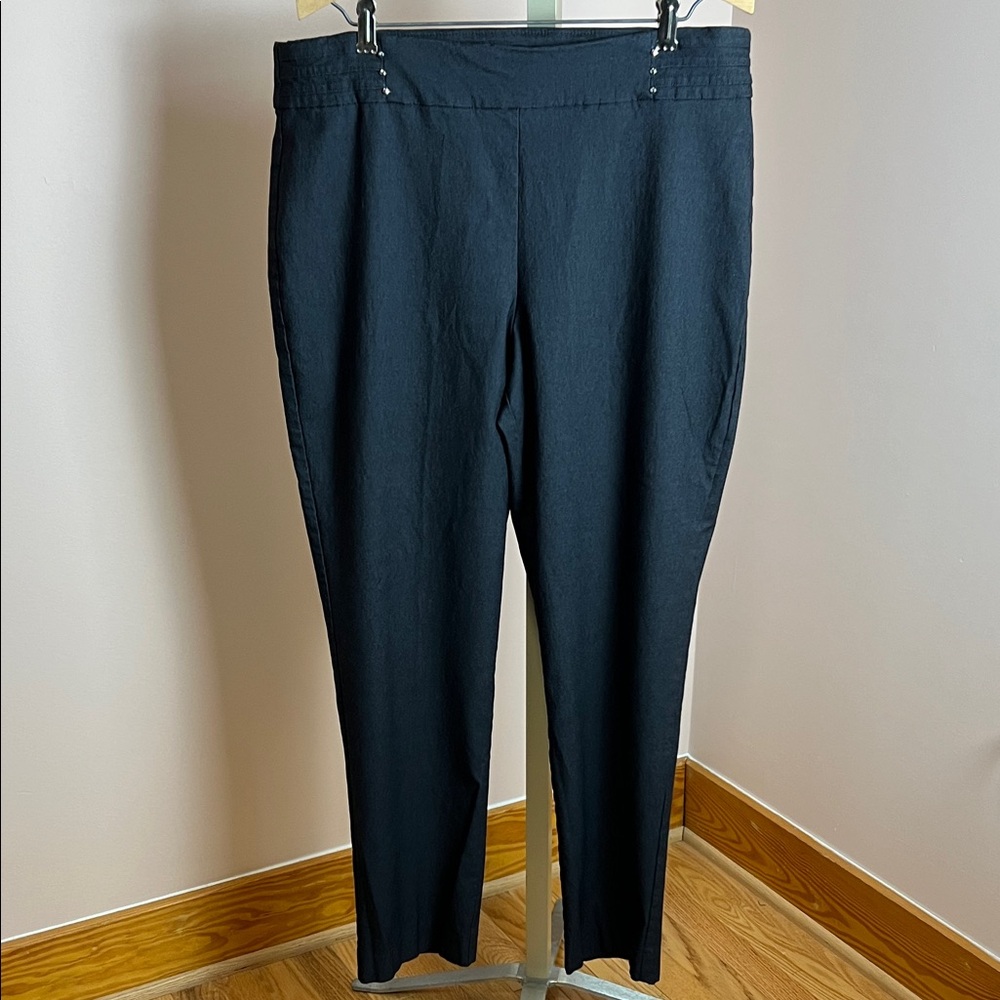 JM Collection Charcoal Gray Trousers